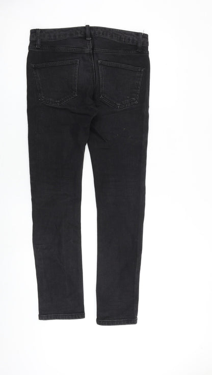 Mens UK Size 28 in Topman Slim Fit Skinny Grey Jeans