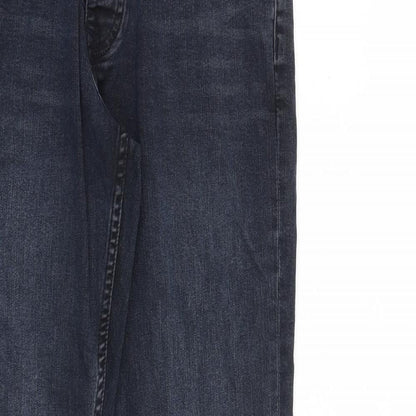 Denim & Co. Mens Blue Cotton Skinny Jeans Size 30 in L32 in Regular Zip