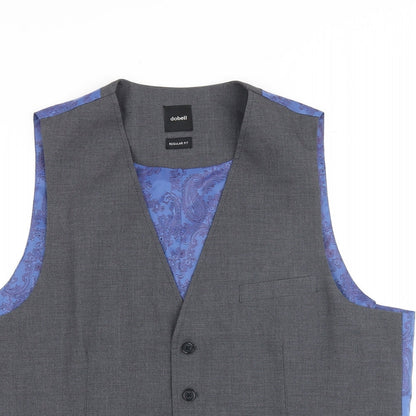 Mens UK Size 44 Dobell Regular Grey Suit Jacket