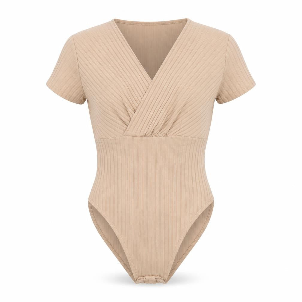 Womens UK Size 8 Quiz One-Piece Beige Playsuit