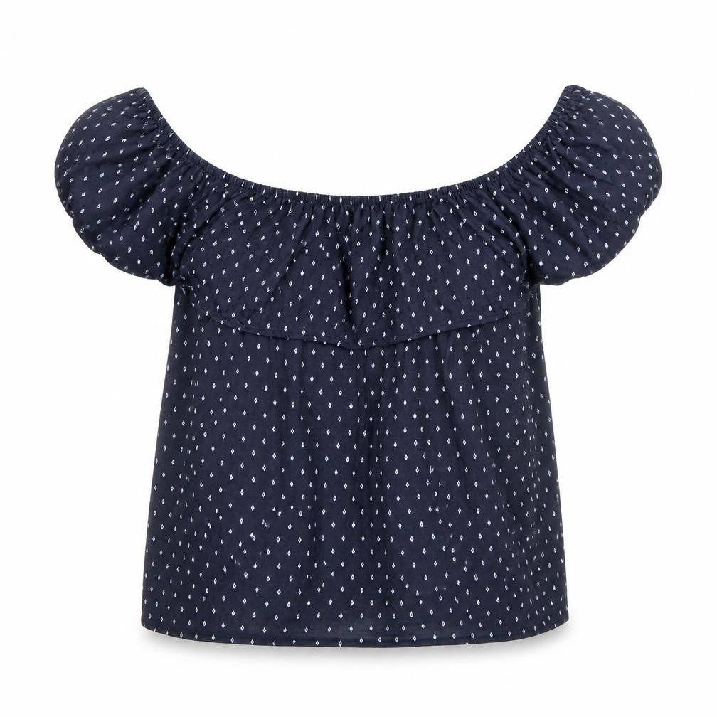 Womens UK Size S H&M Blue Basic Blouse