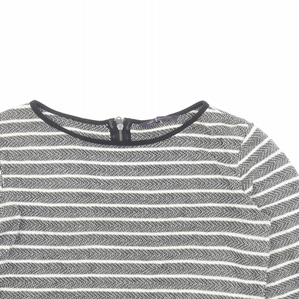 Womens UK Size 8 Marks and Spencer Grey Pullover Jumper