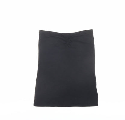 Womens UK Size S New Look Black Basic Tank