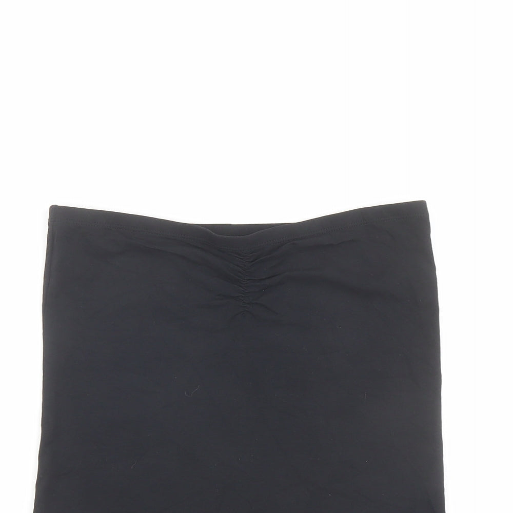 Womens UK Size S New Look Black Basic Tank