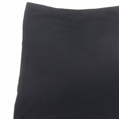 Womens UK Size S New Look Black Basic Tank