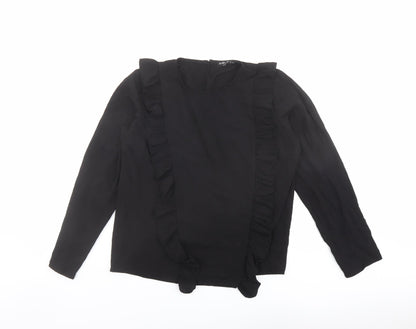 Womens UK Size 14 Select Black Basic T-Shirt