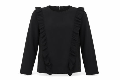 Womens UK Size 14 Select Black Basic T-Shirt