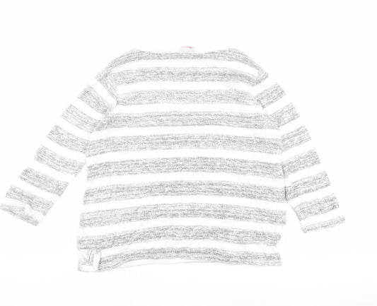 Womens UK Size 10 Phase Eight Grey Pullover Jumper