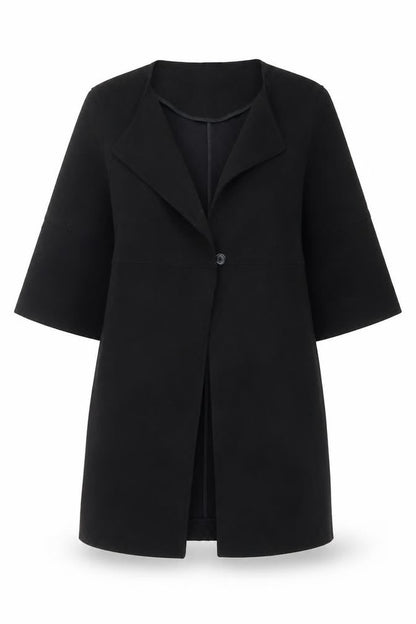 H&M Womens Black Jacket Blazer Size 6 Button