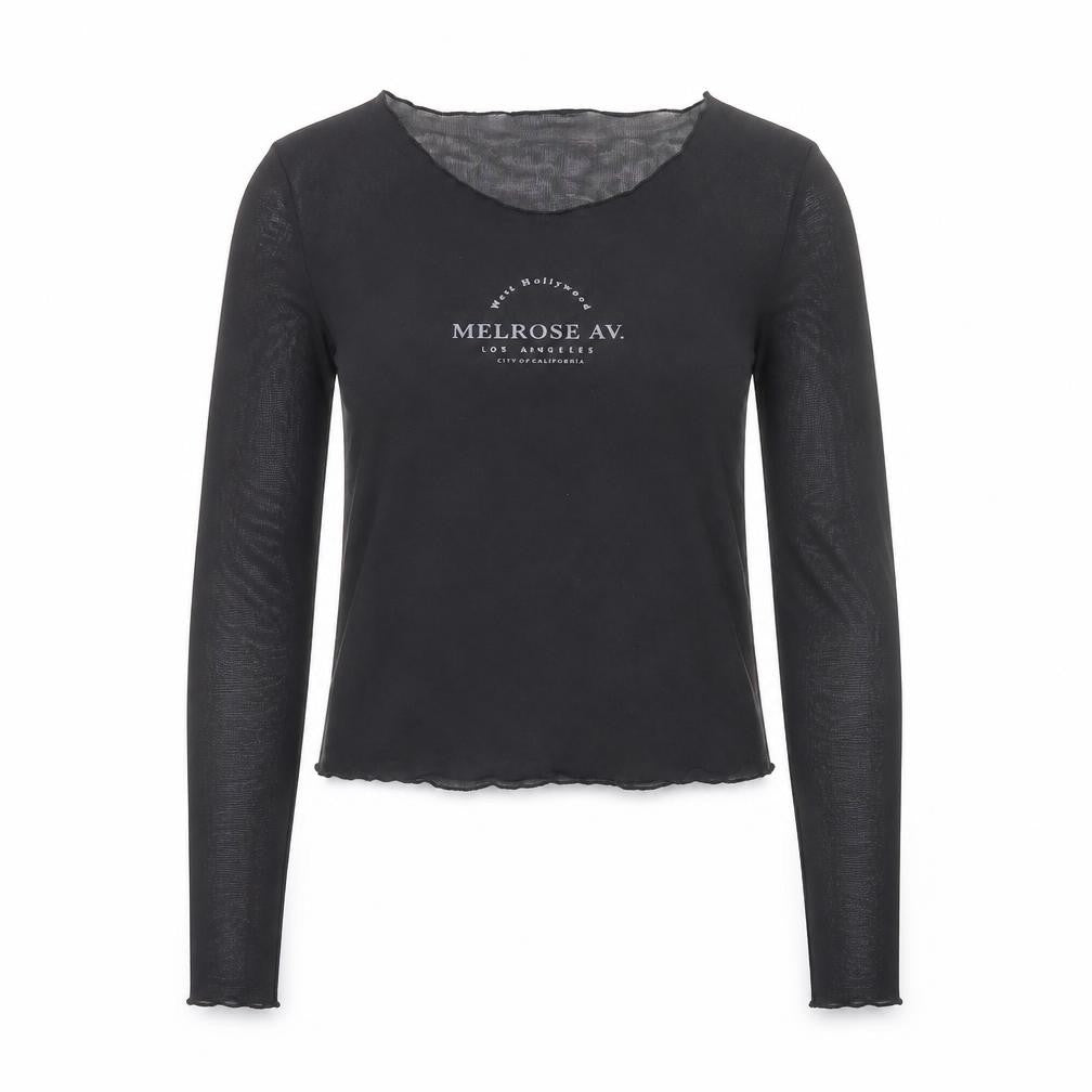 Womens UK Size 12 Topshop Black Basic T-Shirt