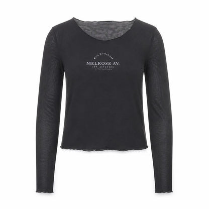 Womens UK Size 12 Topshop Black Basic T-Shirt