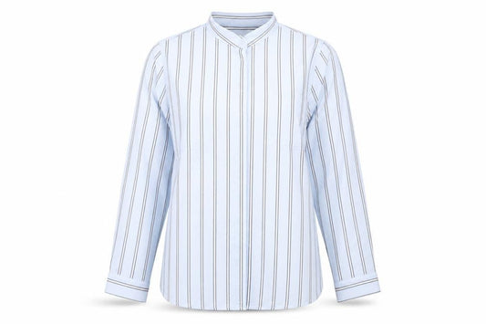 Womens UK Size 10 New Look Blue Basic Button-Up