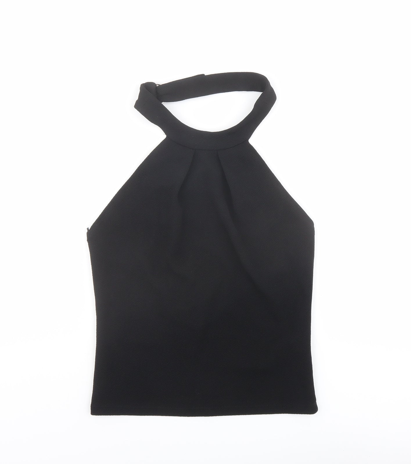 Womens UK Size M Zara Black Basic Tank