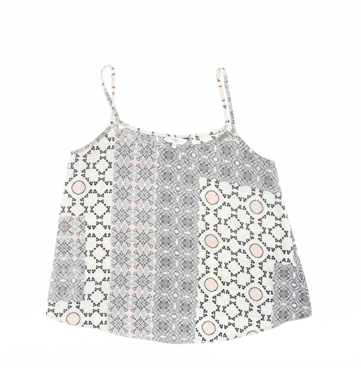 Womens UK Size 10 New Look Multicoloured Camisole Tank