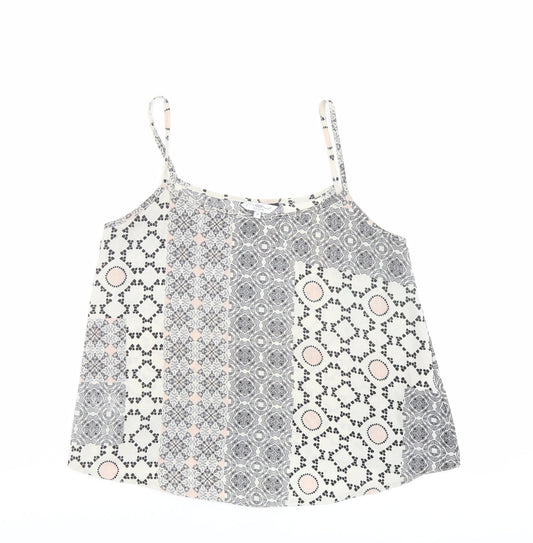 Womens UK Size 10 New Look Multicoloured Camisole Tank