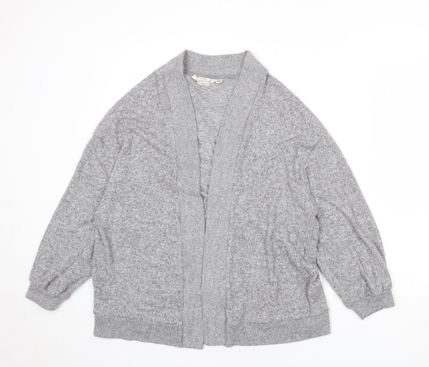 Womens UK Size XS H&M Grey Cardigan Jumper