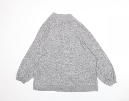 Womens UK Size XS H&M Grey Cardigan Jumper