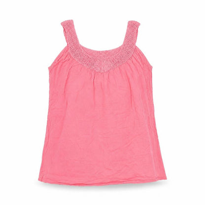 Womens UK Size S Great Plains Pink Basic Tank