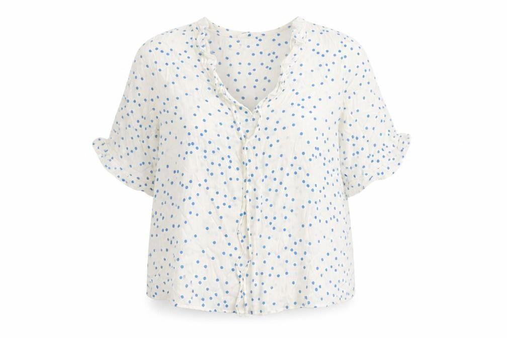 Womens UK Size 18 Marks and Spencer Ivory Basic Blouse