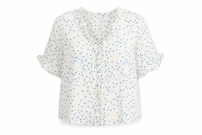 Womens UK Size 18 Marks and Spencer Ivory Basic Blouse