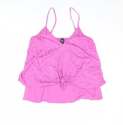 Womens UK Size 10 River Island Purple Camisole Tank