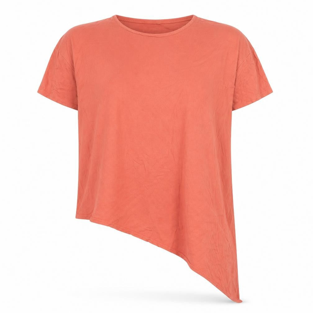 Womens UK Size 8 PRETTYLITTLETHING Red Basic T-Shirt