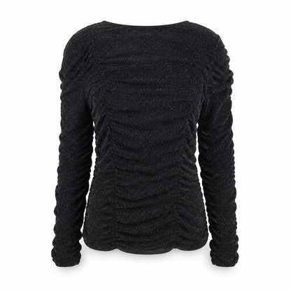 Womens UK Size M Divided by H&M Black Basic Blouse