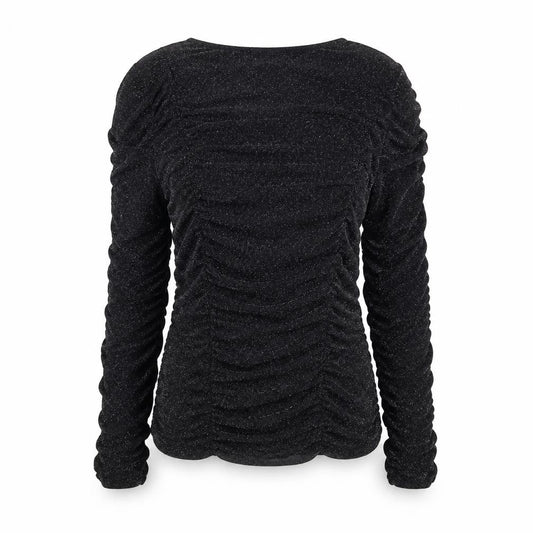 Womens UK Size M Divided by H&M Black Basic Blouse