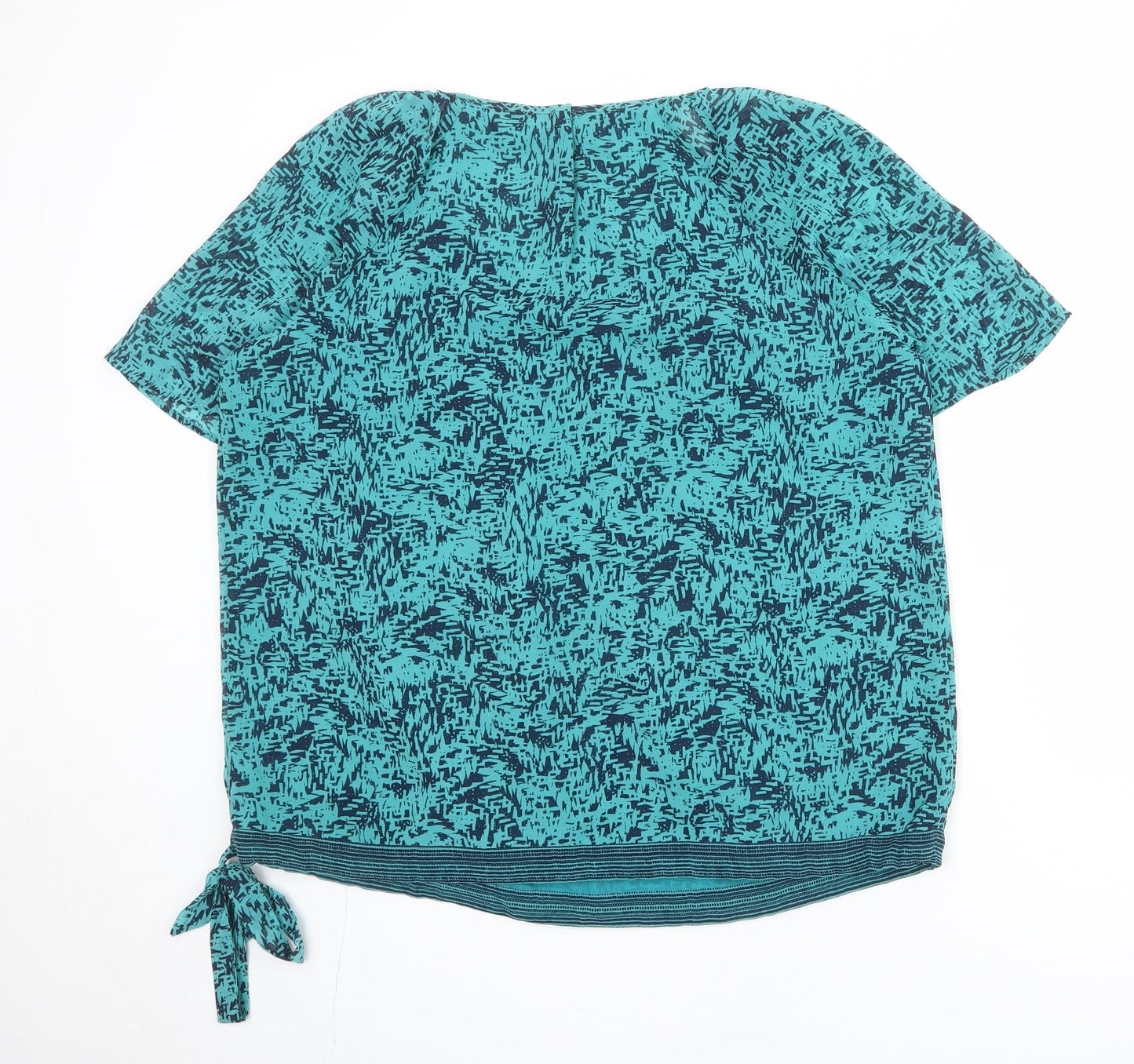 Womens UK Size 16 Betty Jackson Blue Basic Blouse