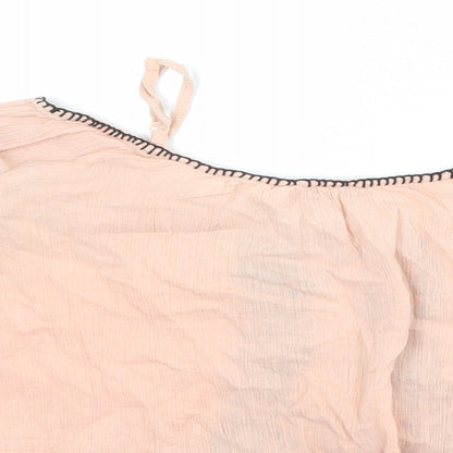 Womens UK Size 8 ASOS Pink Basic Blouse