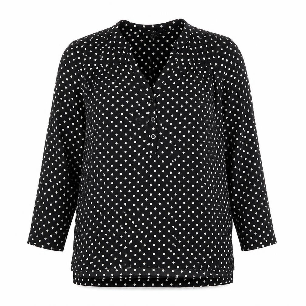 Womens UK Size S H&M Black Basic Blouse