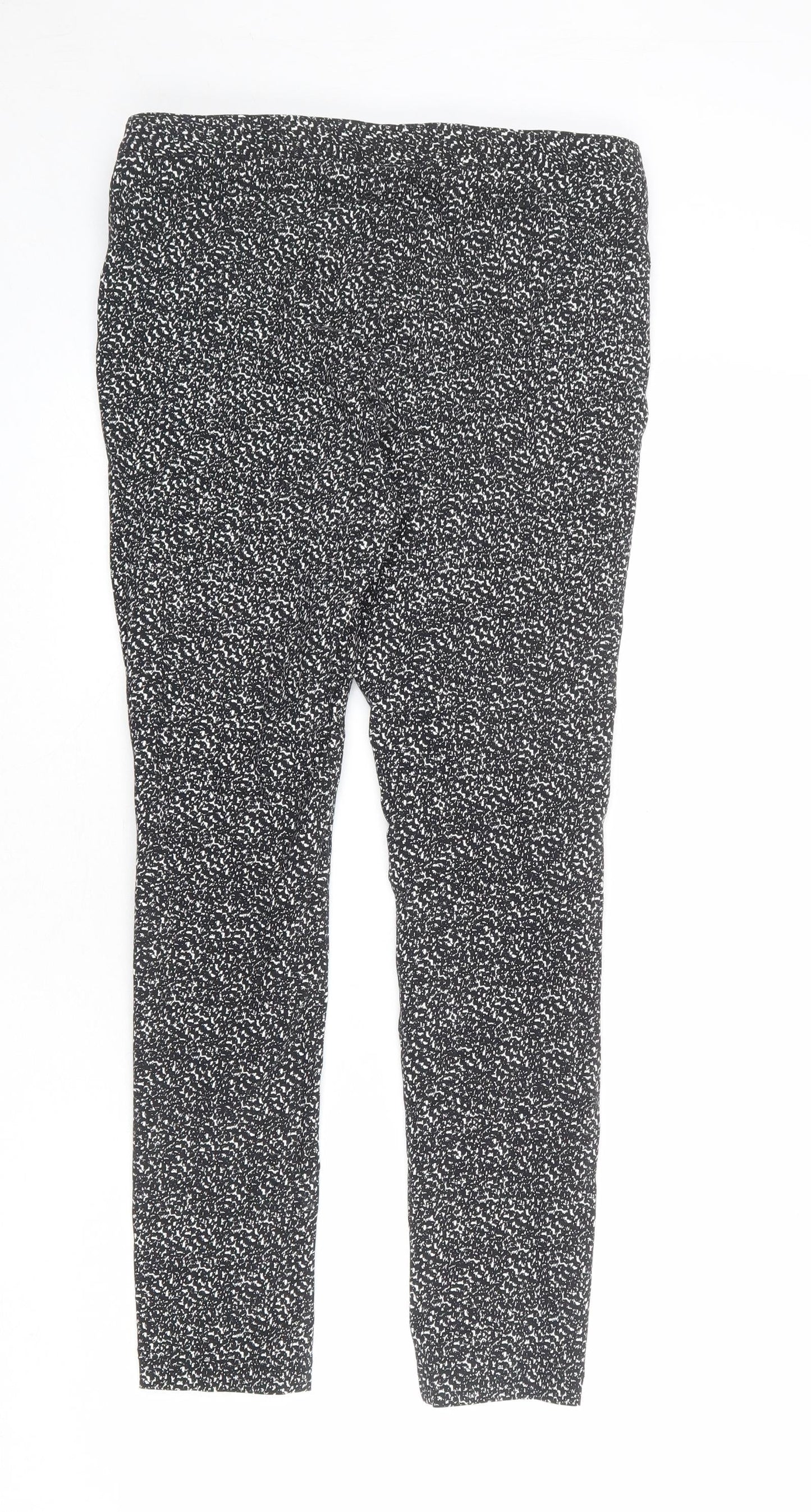Womens UK Size 12 Dorothy Perkins Regular Fit  Black Trousers