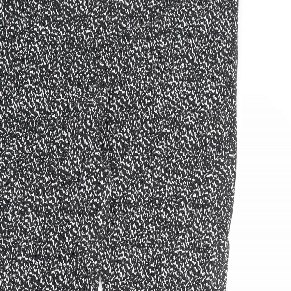 Womens UK Size 12 Dorothy Perkins Regular Fit  Black Trousers