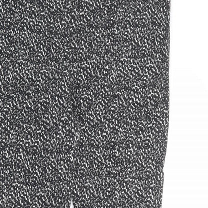 Womens UK Size 12 Dorothy Perkins Regular Fit  Black Trousers