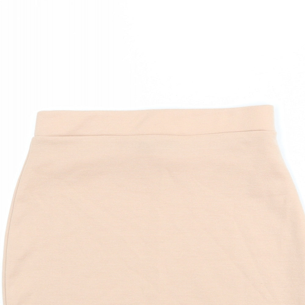 Missguided Womens Pink Polyester Bandage Skirt Size 26 in