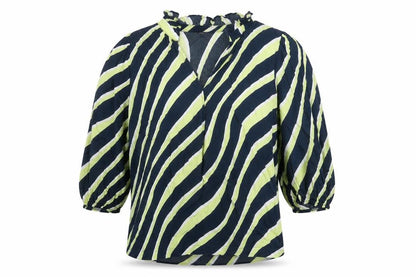 Womens UK Size 10 Marks and Spencer Blue Basic Blouse