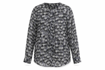 Womens UK Size 14 Kookai Grey Basic Button-Up