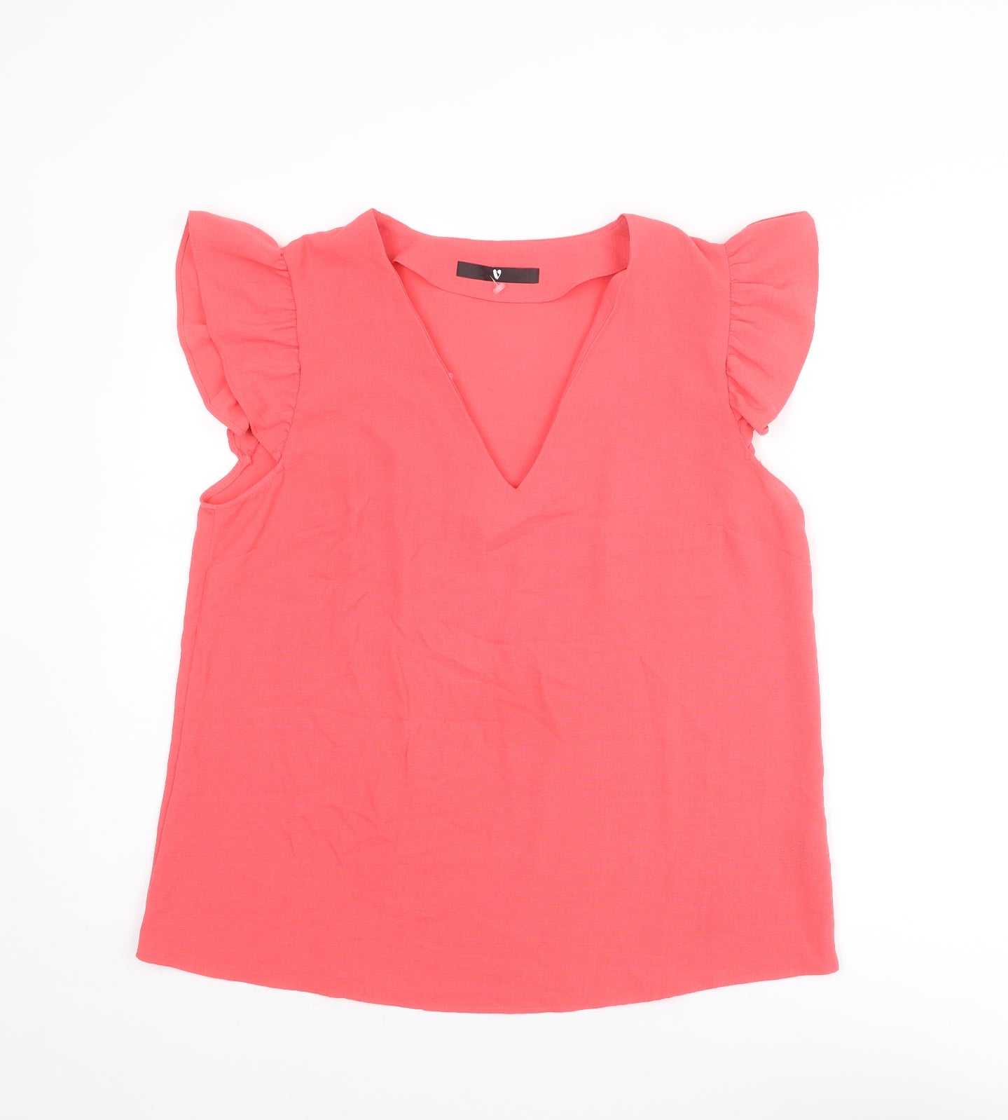 Womens UK Size 14 Very Pink Basic Blouse