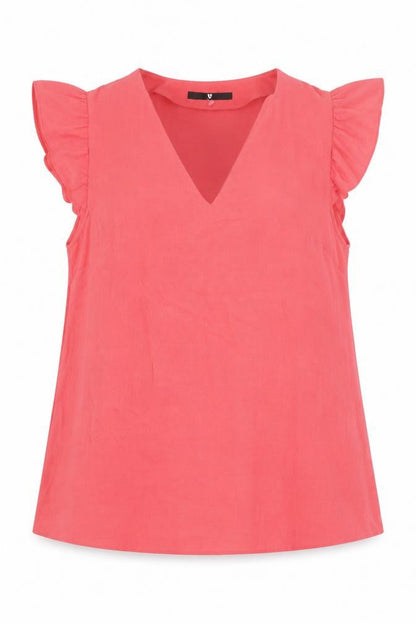 Womens UK Size 14 Very Pink Basic Blouse