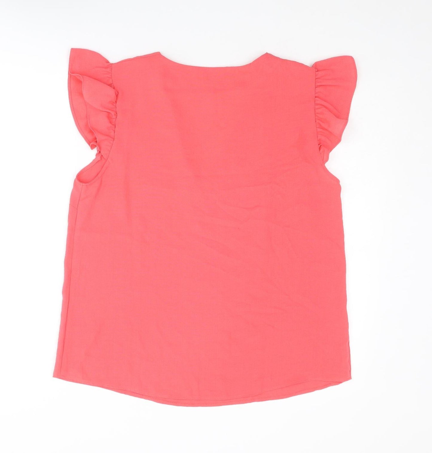Womens UK Size 14 Very Pink Basic Blouse