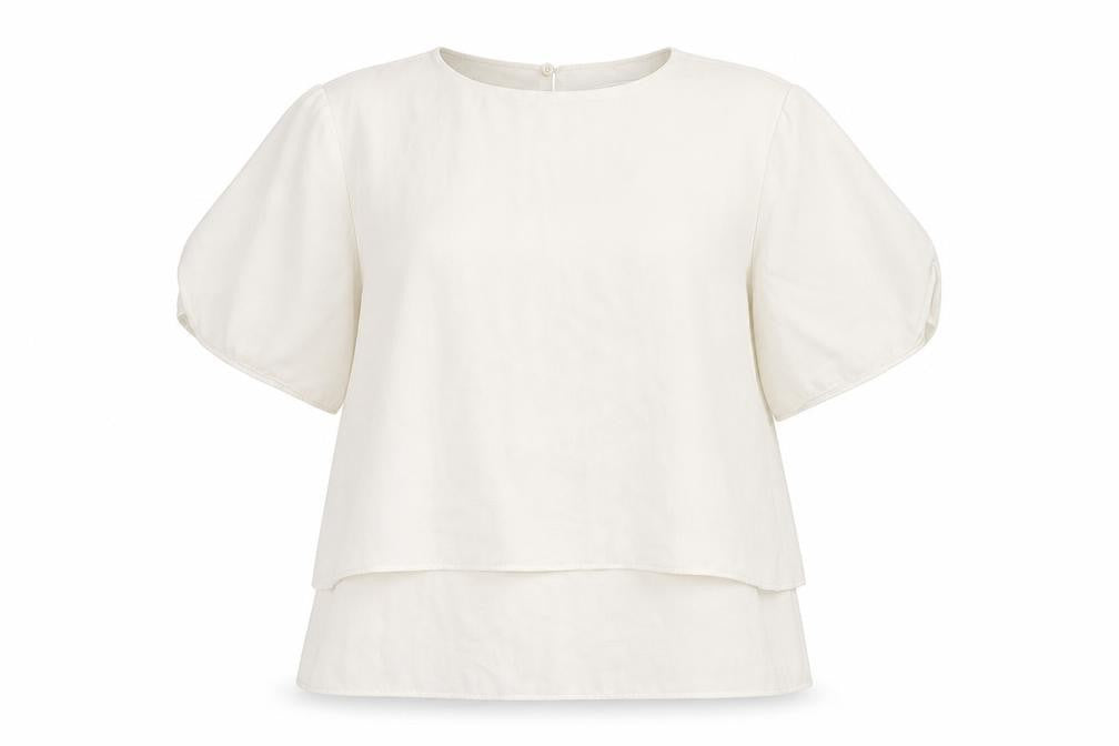 Womens UK Size XS Mango White Basic Blouse