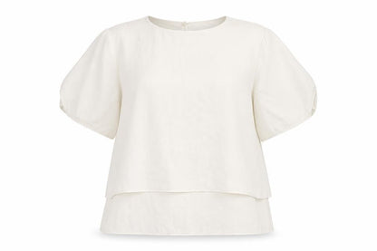 Womens UK Size XS Mango White Basic Blouse