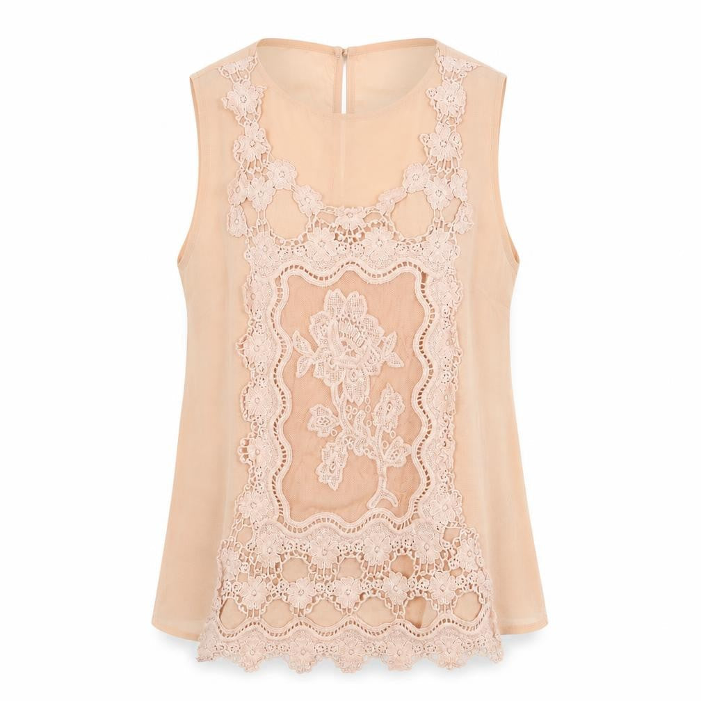 Womens UK Size 10 Miss Selfridge Pink Basic Tank
