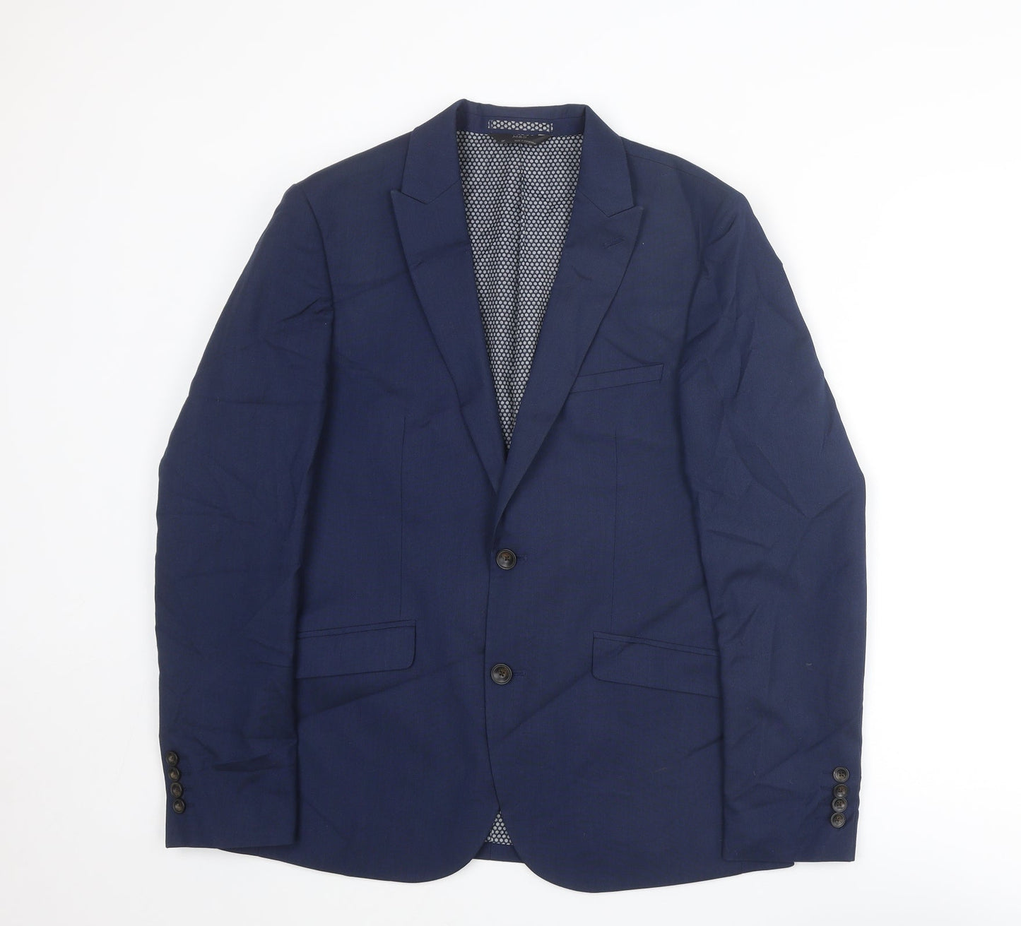 Mens UK Size 38 Marks and Spencer Regular Blue Suit Jacket
