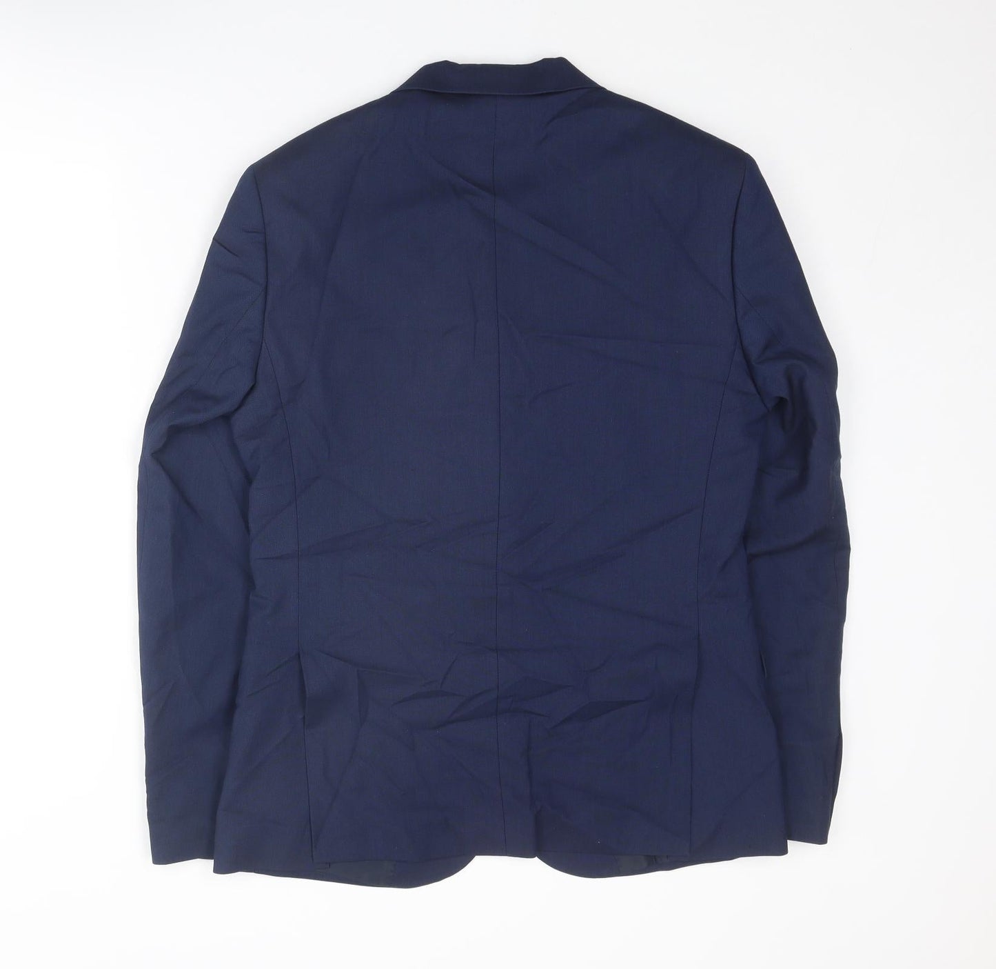 Mens UK Size 38 Marks and Spencer Regular Blue Suit Jacket