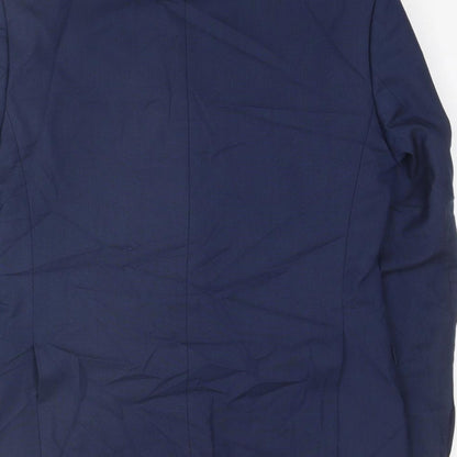 Mens UK Size 38 Marks and Spencer Regular Blue Suit Jacket