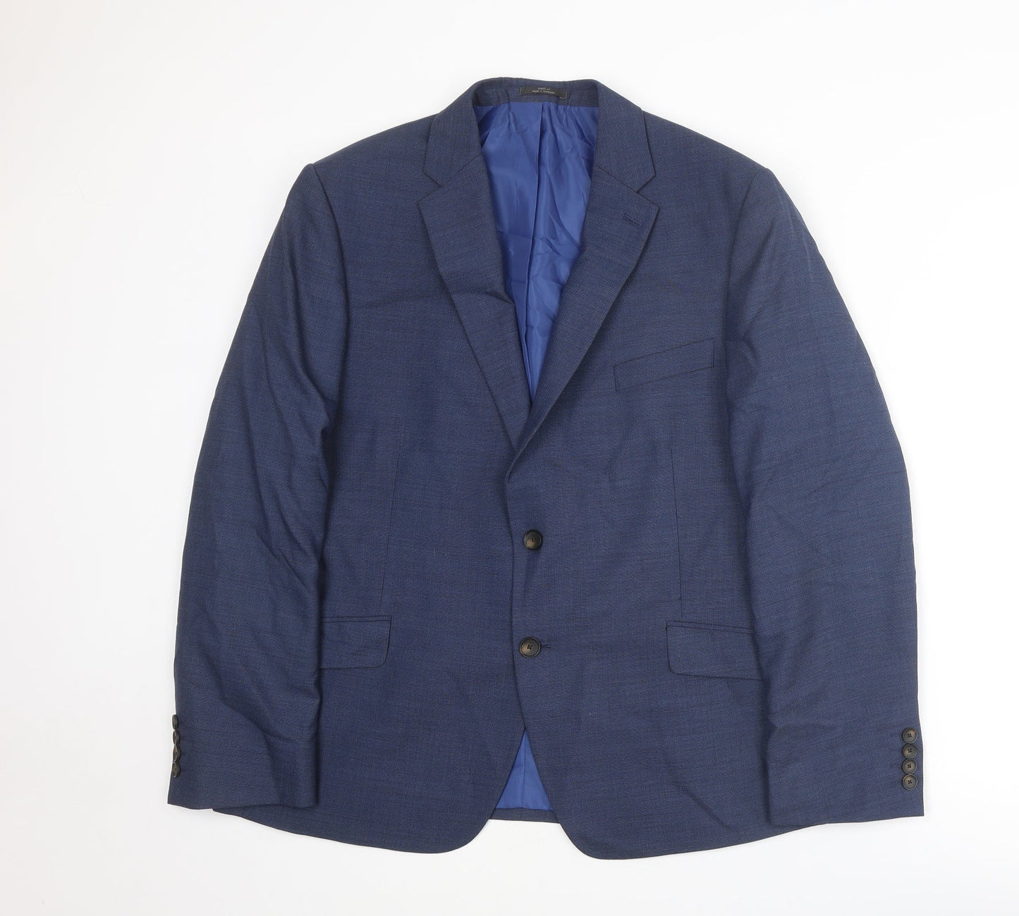 Mens UK Size 44 Marks and Spencer Regular Blue Suit Jacket