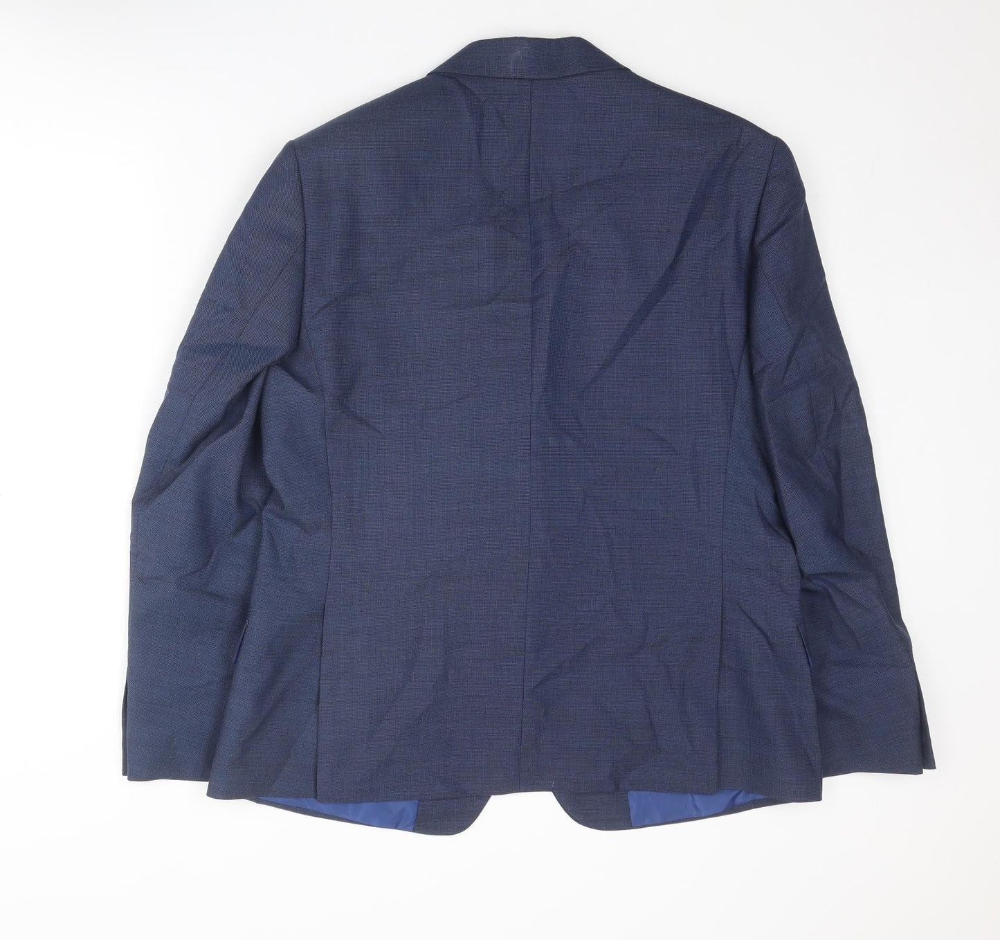 Mens UK Size 44 Marks and Spencer Regular Blue Suit Jacket