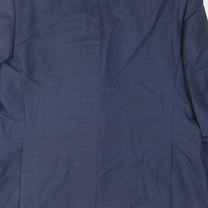 Mens UK Size 44 Marks and Spencer Regular Blue Suit Jacket