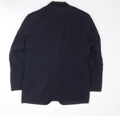Mens UK Size 40 St Michael Regular Blue Suit Jacket